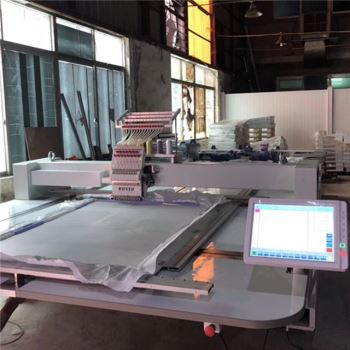 Un singur cap computerizat super mare masina de broderie plat 12/15 ace-900 * 1500 Mm
