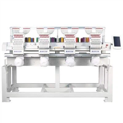 Mașină de brodat computer cu 4 capuri pentru broderie cu tricou plat